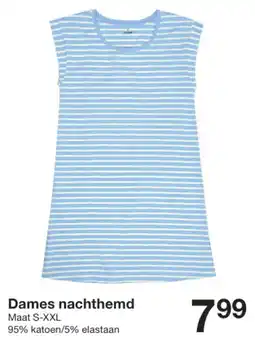 Zeeman Dames nachthemd aanbieding