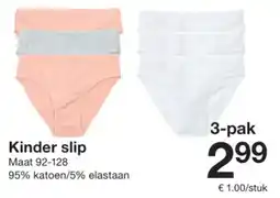 Zeeman Kinder slip aanbieding
