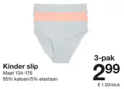 Zeeman Kinder slip aanbieding