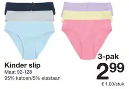 Zeeman Kinder slip aanbieding