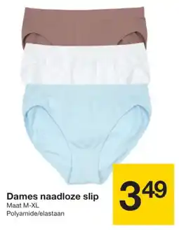 Zeeman Dames naadloze slip aanbieding