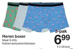 Zeeman Heren boxer aanbieding