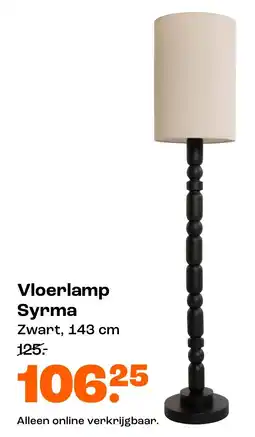 Kwantum Vloerlamp Syrma aanbieding