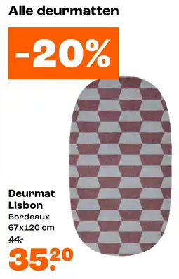 Kwantum Deurmat Lisbon aanbieding
