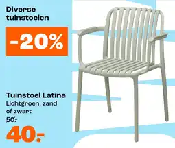 Kwantum Tuinstoel Latina aanbieding