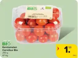 Carrefour Kerstomaten Carrefour Bio aanbieding