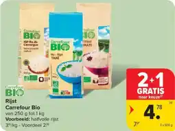 Carrefour Rijst Carrefour Bio aanbieding