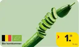 Carrefour Bio komkommer aanbieding