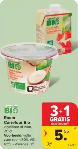 Carrefour Room Carrefour Bio aanbieding