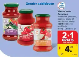 Carrefour Warme saus Carrefour aanbieding