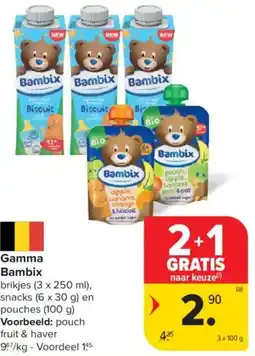 Carrefour Gamma Bambix aanbieding
