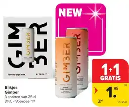 Carrefour Blikjes Gimber aanbieding