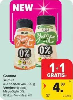 Carrefour Gamma Yum-it aanbieding