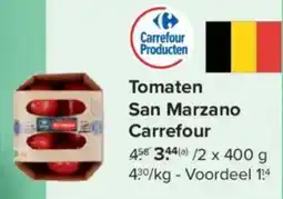 Carrefour Market Tomaten San Marzano Carrefour aanbieding