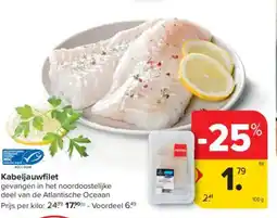 Carrefour Market Kabeljauwfilet aanbieding