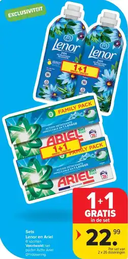 Carrefour Market Sets Lenor en Ariel aanbieding