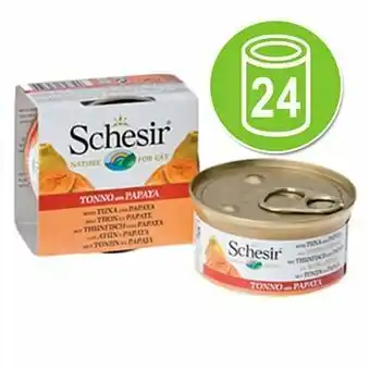 Zooplus 24x75g Fruit Kipfilet met Appel Schesir Kattenvoer aanbieding