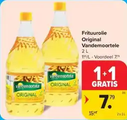 Carrefour Market Frituurolie original vandemoortele aanbieding