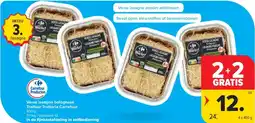Carrefour Market Verse lasagne bolognese traiteur trattoria carrefour aanbieding