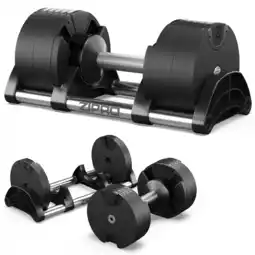 Decathlon Halter met verstelbaar gewicht 24 kg Zipro Round aanbieding