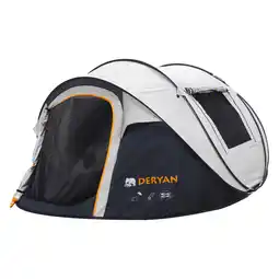 Decathlon Luxe Pop Up Tent - 4 persoons - 1 Second Pop-Up - 2000MM waterkolom -Anti-UV 50+ aanbieding