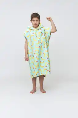 Decathlon Poncho voor kinderen - Banana Stain aanbieding