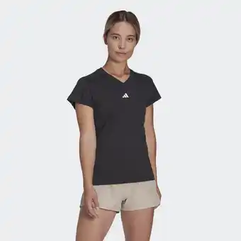 Decathlon AEROREADY Train Essentials Minimal Branding V-hals T-shirt aanbieding