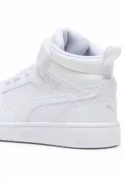 Decathlon Rebound V6 Mid sneakers voor kinderen PUMA White Cool Light Gray aanbieding