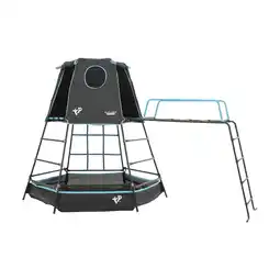 Decathlon Evoluerende speelzone met apenbrug EXPLORER TOUR H201cm aanbieding