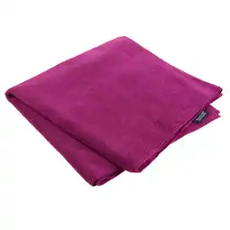 Decathlon Groot Buiten Lichtgewicht Reuzengrote Compacte Reishanddoek (Donkere Cerise) aanbieding