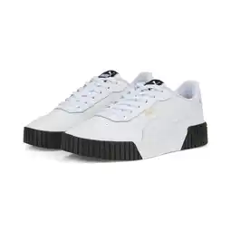 Decathlon Carina 2.0 sneakers voor dames PUMA White Team Gold Black Beige aanbieding