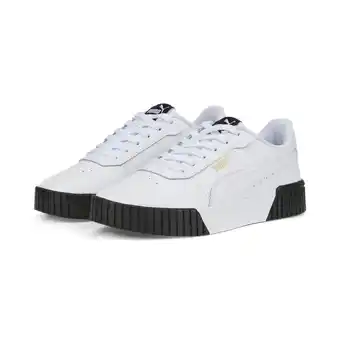 Decathlon Carina 2.0 sneakers voor dames PUMA White Team Gold Black Beige aanbieding