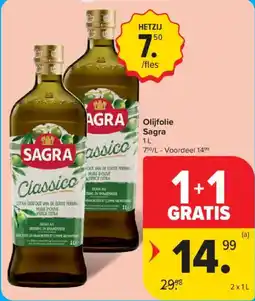 Carrefour Market Olijfolie Sagra aanbieding