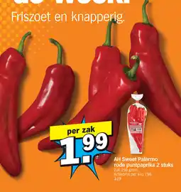 Albert Heijn AH Sweet Palermo rode puntpaprika aanbieding