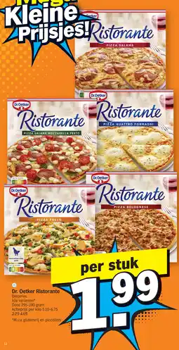 Albert Heijn Dr. Oetker Ristorante aanbieding