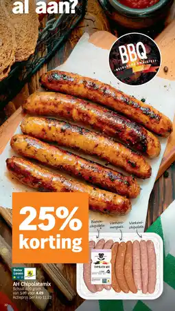Albert Heijn AH Chipolatamix aanbieding