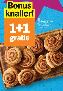 Albert Heijn AH Cinnamon bun aanbieding