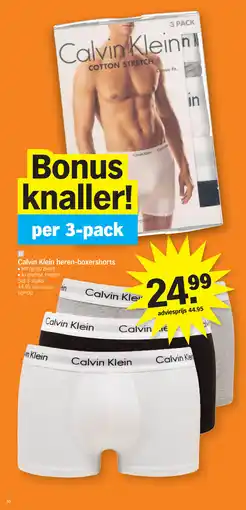 Albert Heijn Calvin Klein heren-boxershorts aanbieding