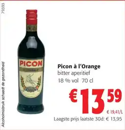 Colruyt Picon Amer bitter aperitief aanbieding