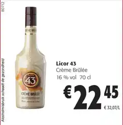 Licor 43 Crème Brûlée