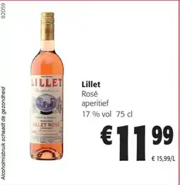 Colruyt Lillet Rosé aperitief aanbieding