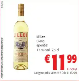 Colruyt Lillet Blanc aperitief aanbieding