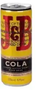 Colruyt J&b cola blended scotch whisky mixed drink aanbieding