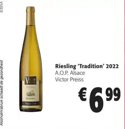 Colruyt Riesling Tradition 2022 aanbieding