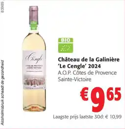 Colruyt Château de la Galinière 'Le Cengle' 2024 aanbieding