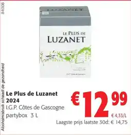 Colruyt Le Plus de Luzanet 2024 aanbieding