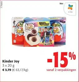 Colruyt Kinder Joy aanbieding