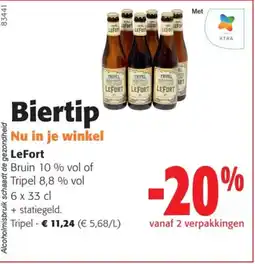 Colruyt LeFort Tripel aanbieding