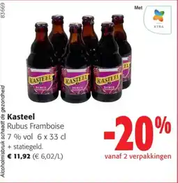 Colruyt Kasteel Rubus Framboise 7% vol aanbieding