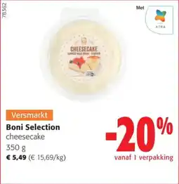 Colruyt Boni Selection cheesecake aanbieding